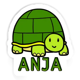 Schildkröte Sticker Anja Image