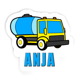 Anja Sticker Water Truck Image