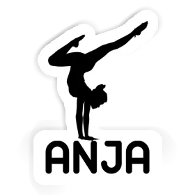 Sticker Anja Yoga-Frau Image