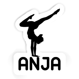 Sticker Anja Yoga-Frau Image