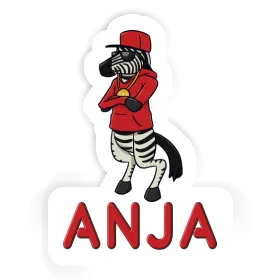 Zebra Sticker Anja Image