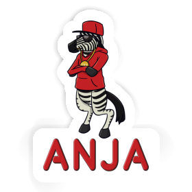 Zebra Sticker Anja Image