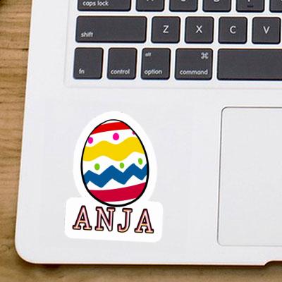 Aufkleber Anja Osterei Laptop Image