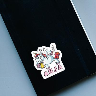 Anja Sticker Party Unicorn Notebook Image