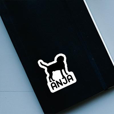 Sticker Anja Hund Laptop Image