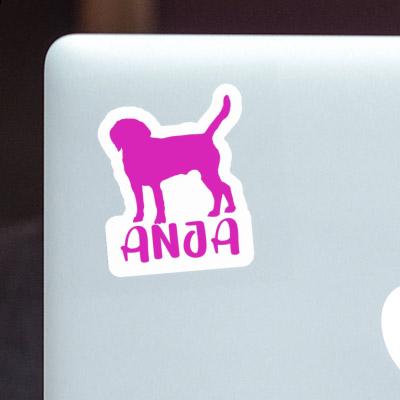 Anja Aufkleber Hund Laptop Anja Aufkleber Hund Laptop Image