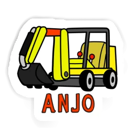 Autocollant Anjo Mini-pelle Image