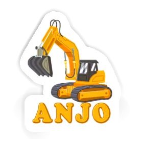 Anjo Autocollant Pelleteuse Image