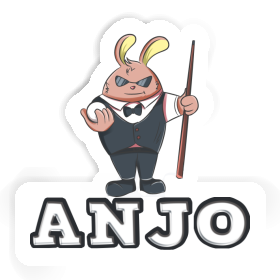 Sticker Billiards Player Anjo Image