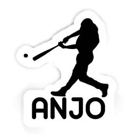 Sticker Anjo Baseball Player Image