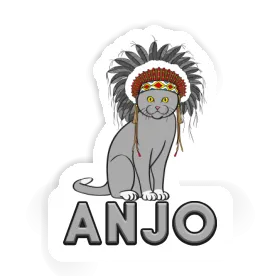 Chat Autocollant Anjo Image