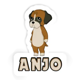 Deutscher Boxer Sticker Anjo Image