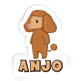 Aufkleber Pudel Anjo Image