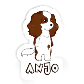 Autocollant Anjo Cavalier King Charles Spaniel Image