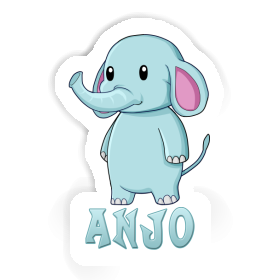 Sticker Anjo Elephant Image