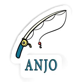 Anjo Sticker Fishing Rod Image