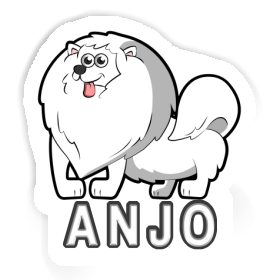 Aufkleber Anjo Hündin Image