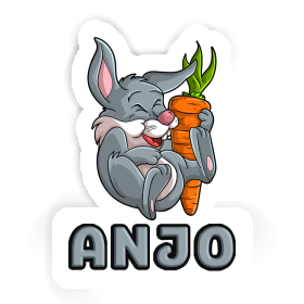 Anjo Autocollant Lapin Image