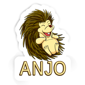 Sticker Hedgehog Anjo Image
