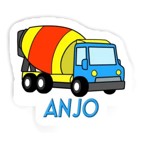Autocollant Camion malaxeur Anjo Image