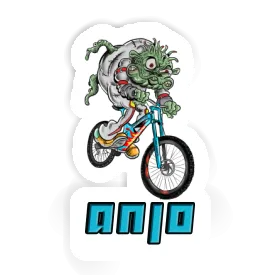 Sticker Downhill Biker Anjo Image