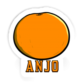 Sticker Orange Anjo Image