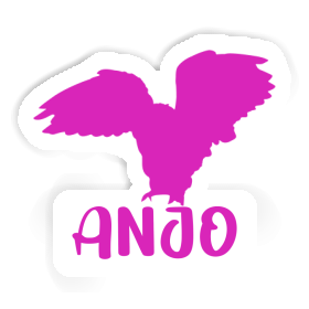 Sticker Anjo Owl Image