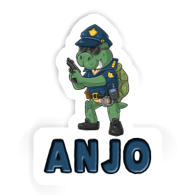 Sticker Anjo Officer Image