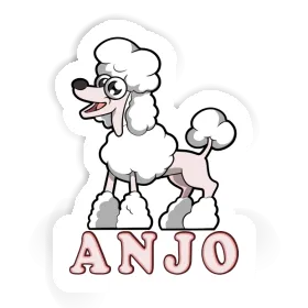 Pudel Sticker Anjo Image