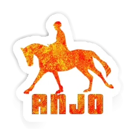 Anjo Sticker Horse Rider Image