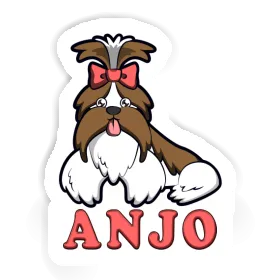 Anjo Autocollant Shih Tzu Image