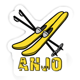 Sticker Anjo Ski Image
