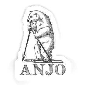 Autocollant Anjo Skieur Image