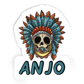 Anjo Sticker Baby-Skull Image