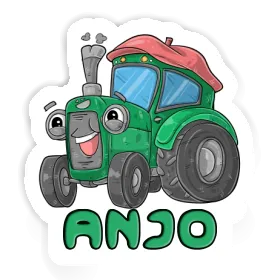 Anjo Sticker Tractor Image