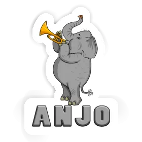 Sticker Elephant Anjo Image
