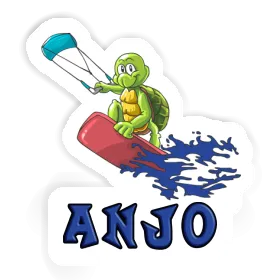 Kitesurfeur Autocollant Anjo Image