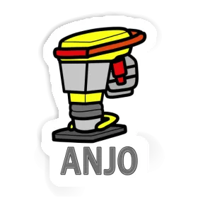 Pilon vibrant Autocollant Anjo Image