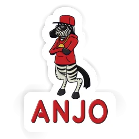 Anjo Autocollant Zebra Image