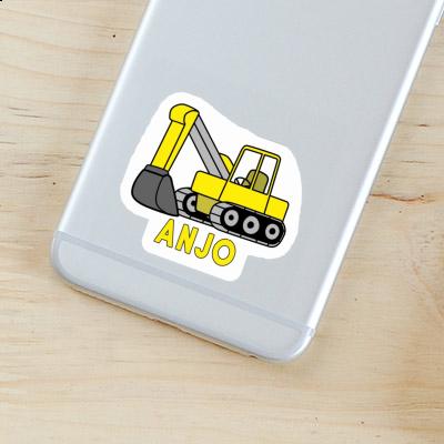 Anjo Sticker Excavator Notebook Anjo Sticker Excavator Notebook Image