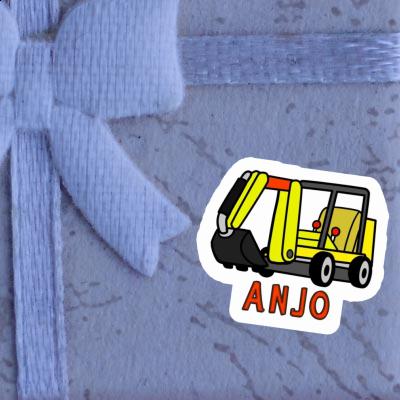 Anjo Sticker Mini-Excavator Anjo Sticker Mini-Excavator Image