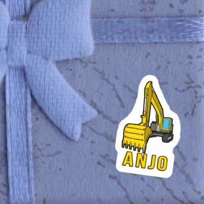 Sticker Excavator Anjo Notebook Sticker Excavator Anjo Gift package Image
