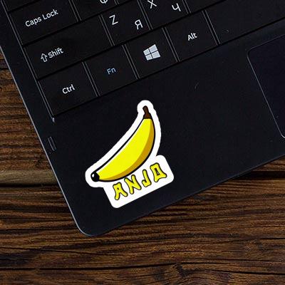 Aufkleber Anjo Banane Notebook Image