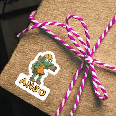 Construction worker Sticker Anjo Notebook Construction worker Sticker Anjo Notebook Image