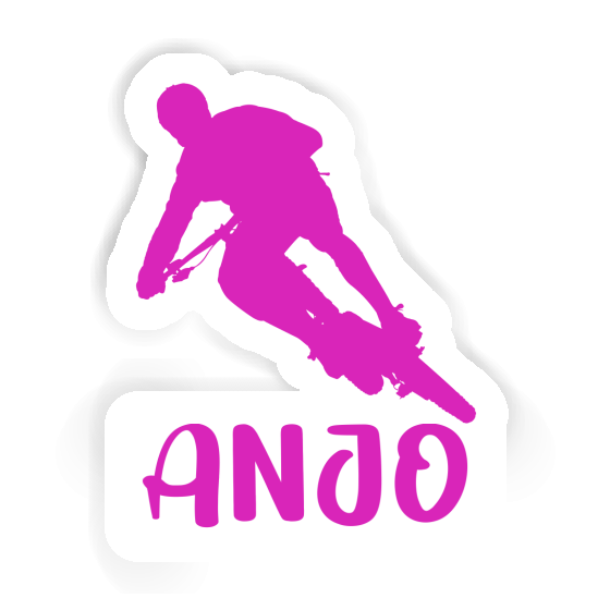 Sticker Biker Anjo Laptop Sticker Biker Anjo Laptop Image
