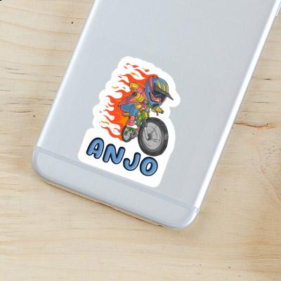 Vététiste de freeride Autocollant Anjo Notebook Vététiste de freeride Autocollant Anjo Gift package Image