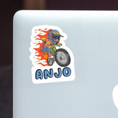 Vététiste de freeride Autocollant Anjo Notebook Vététiste de freeride Autocollant Anjo Notebook Image