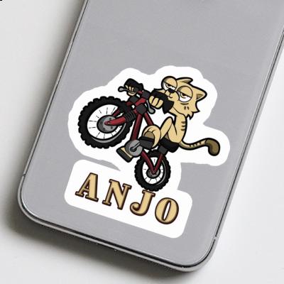 Anjo Autocollant Chat à vélo Notebook Anjo Autocollant Chat à vélo Gift package Image