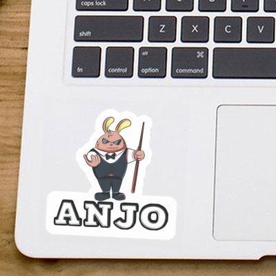 Sticker Billiards Player Anjo Laptop Sticker Billiards Player Anjo Laptop Image