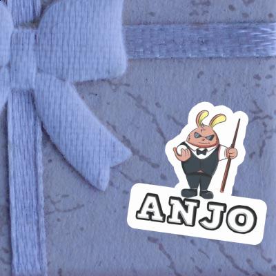 Sticker Billiards Player Anjo Notebook Sticker Billiards Player Anjo Notebook Image